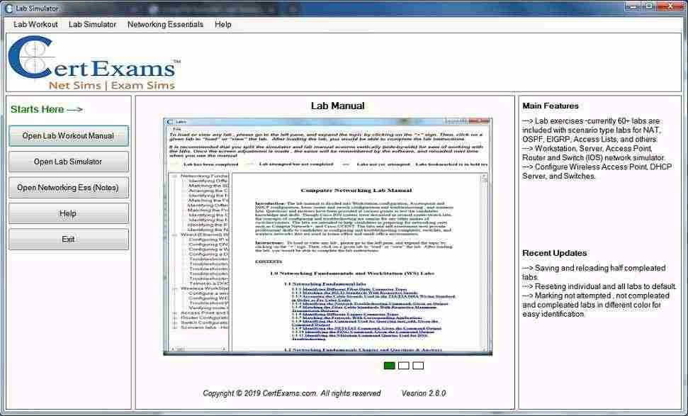 Network+ Exam Simulator with labsim Download