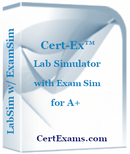 Comptia A+ 220-901 Practice Test with lab sim BoxShot