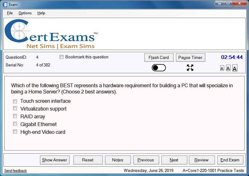 A+™ Exam Simulator with Labsim CertExams Blog