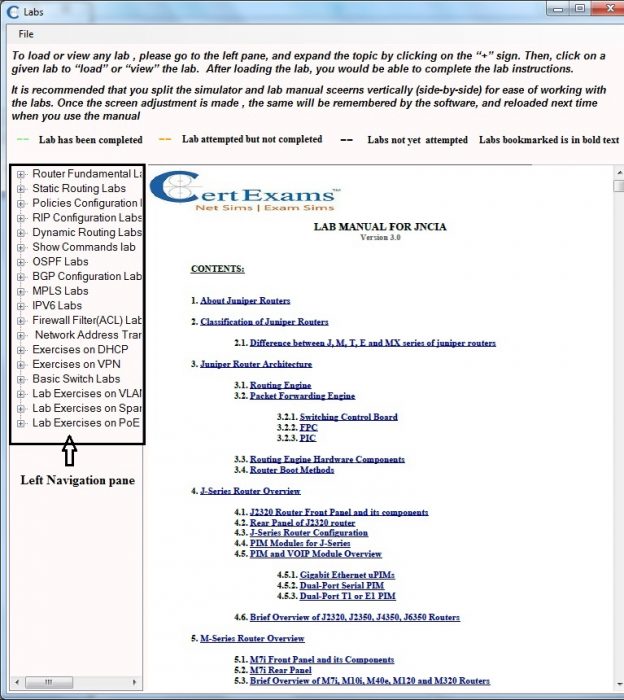 About Juniper Network Simulator Navigation CertExams Blog