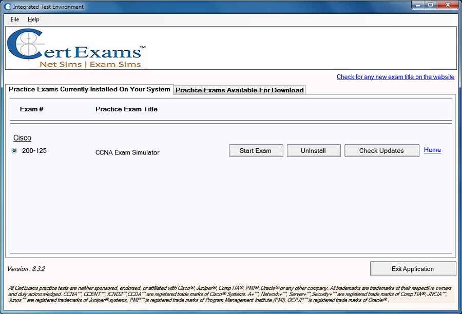 CCNA(200-301) Practice Tests screenshot