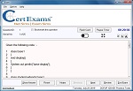 Exam screen