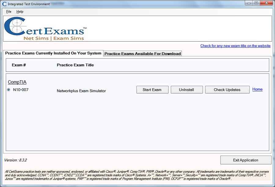 Network+(N10-007) Practice Tests 6.8.0 full