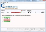 comptia network+ practice tests with labsim exam review screen