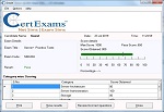 comptia server+ practice test grade screen