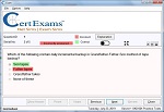 comptia server+ practice test Review exam screen