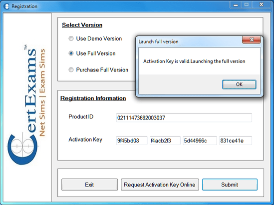 Certexams.com Manual activation form 5