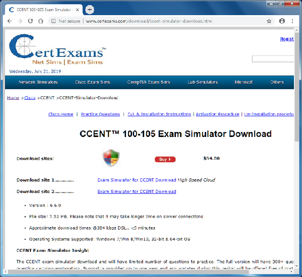 Certexams.com Product Download Setp 1
