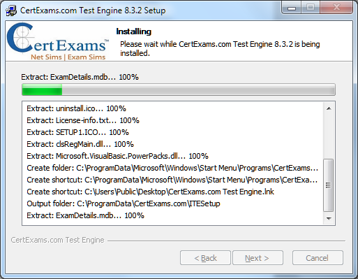 Certexams.com Product Install Setp 7