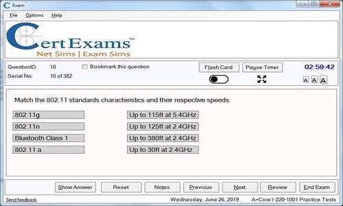 practice tests dragndrop