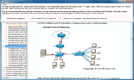 labsim Identify Components